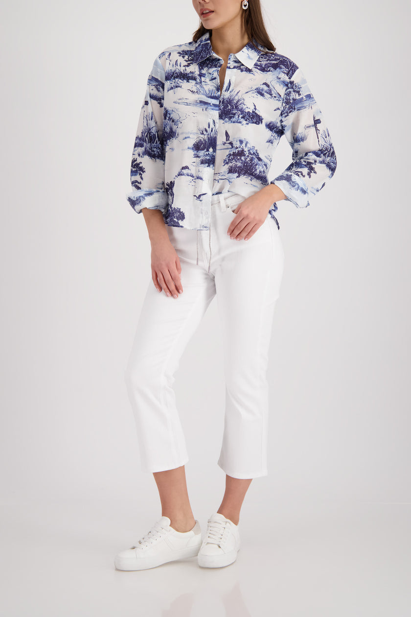Bluse - Alloverprint