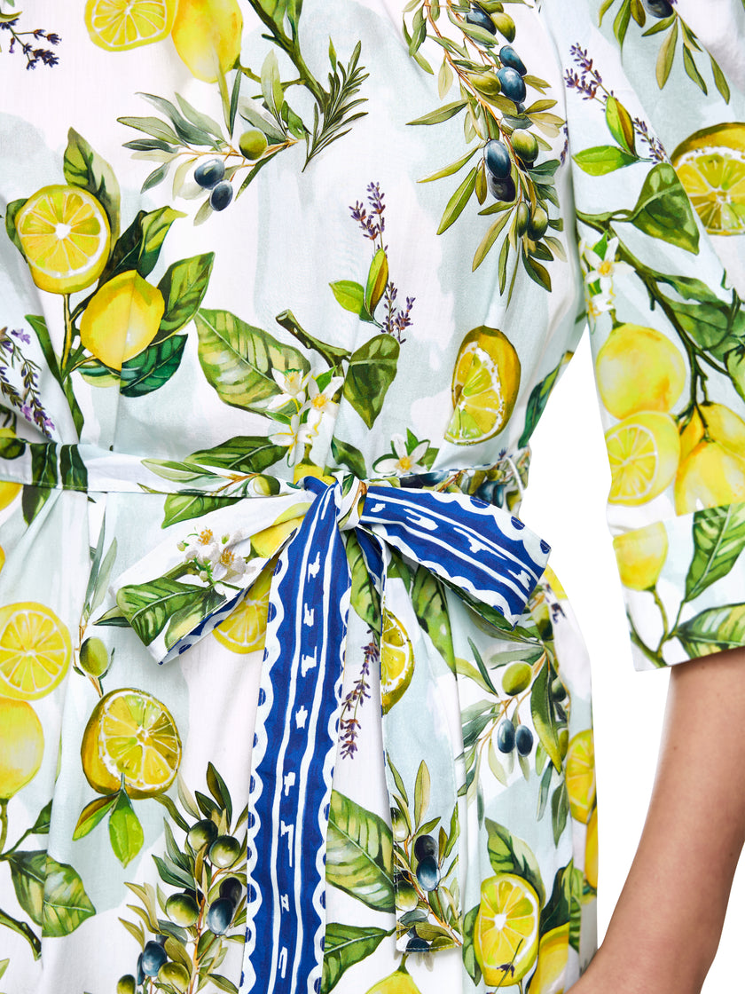Kleid  - Zitronenprint