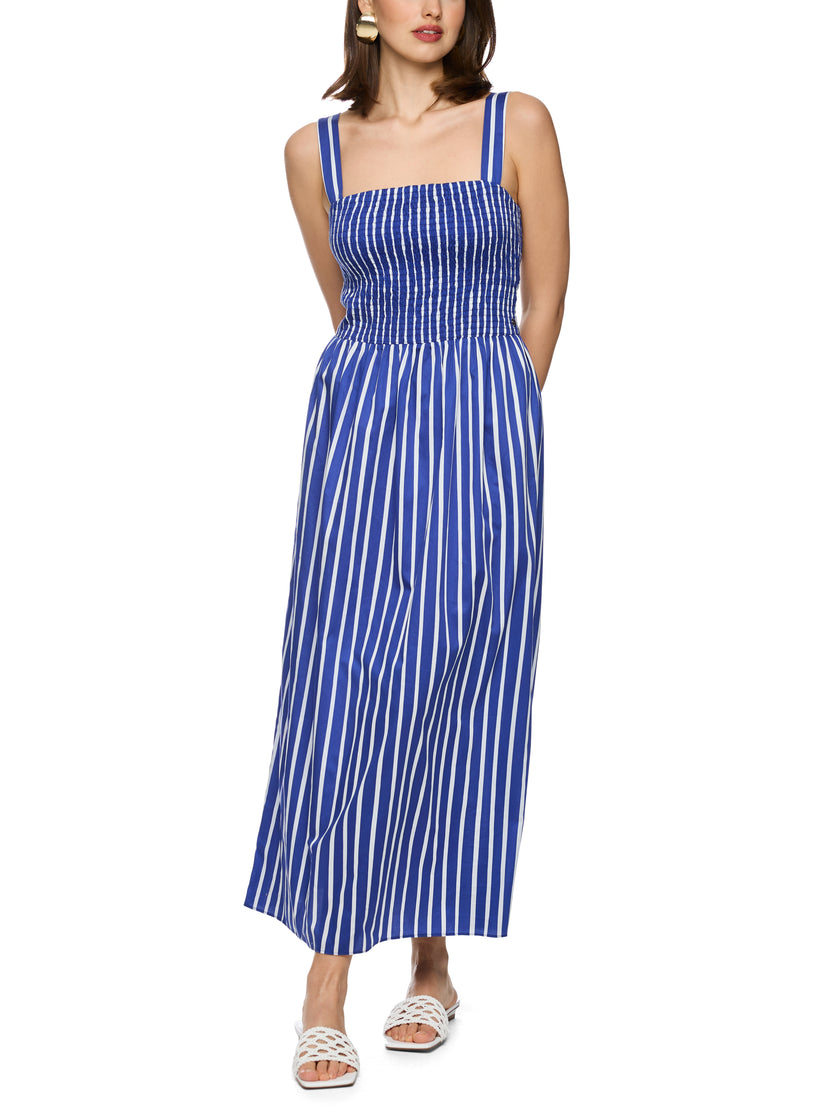 Maxikleid -  gesmoktes Oberteil