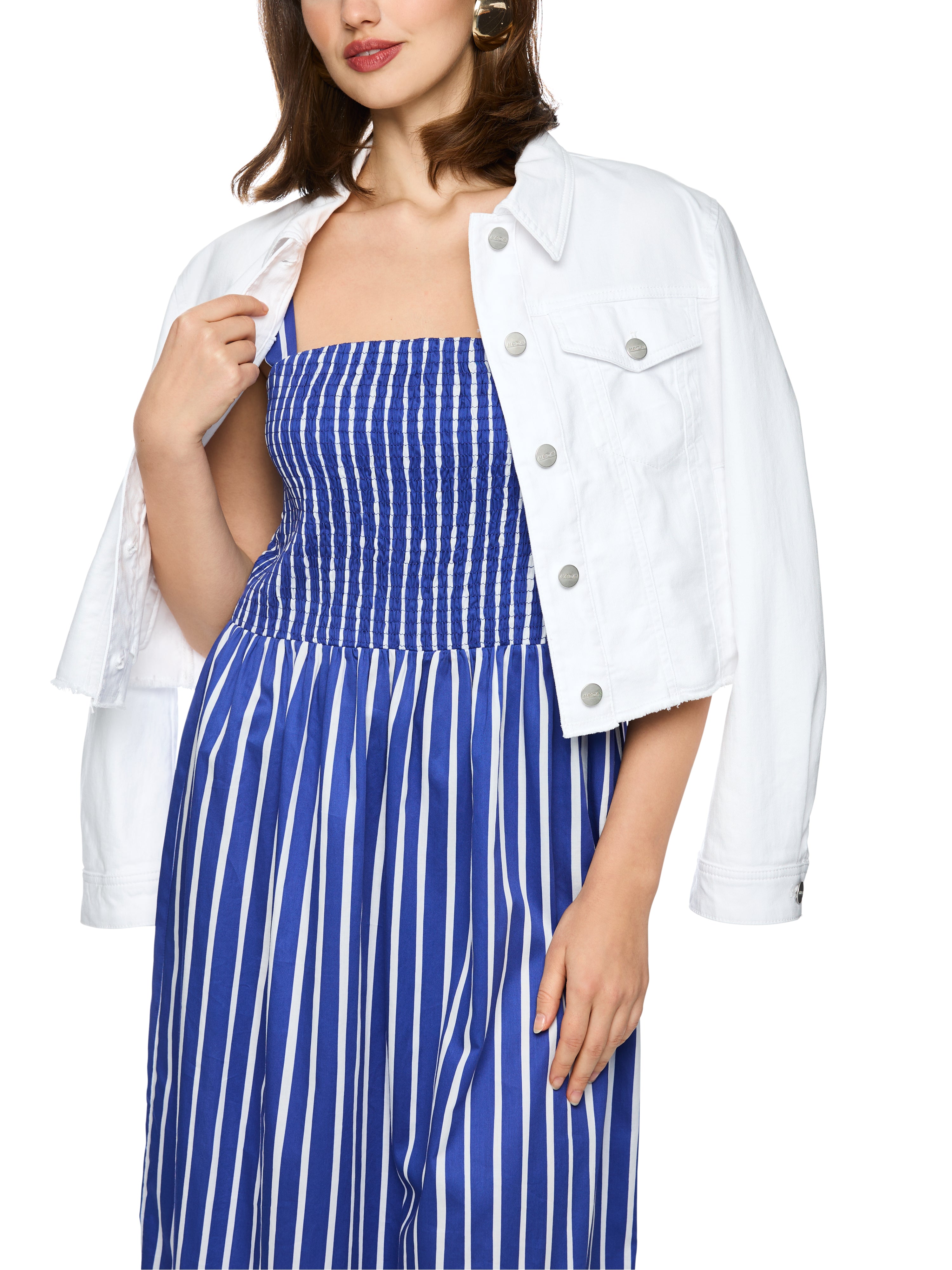 Maxikleid -  gesmoktes Oberteil