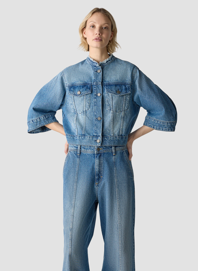 Jeansjacke - Orange Juice