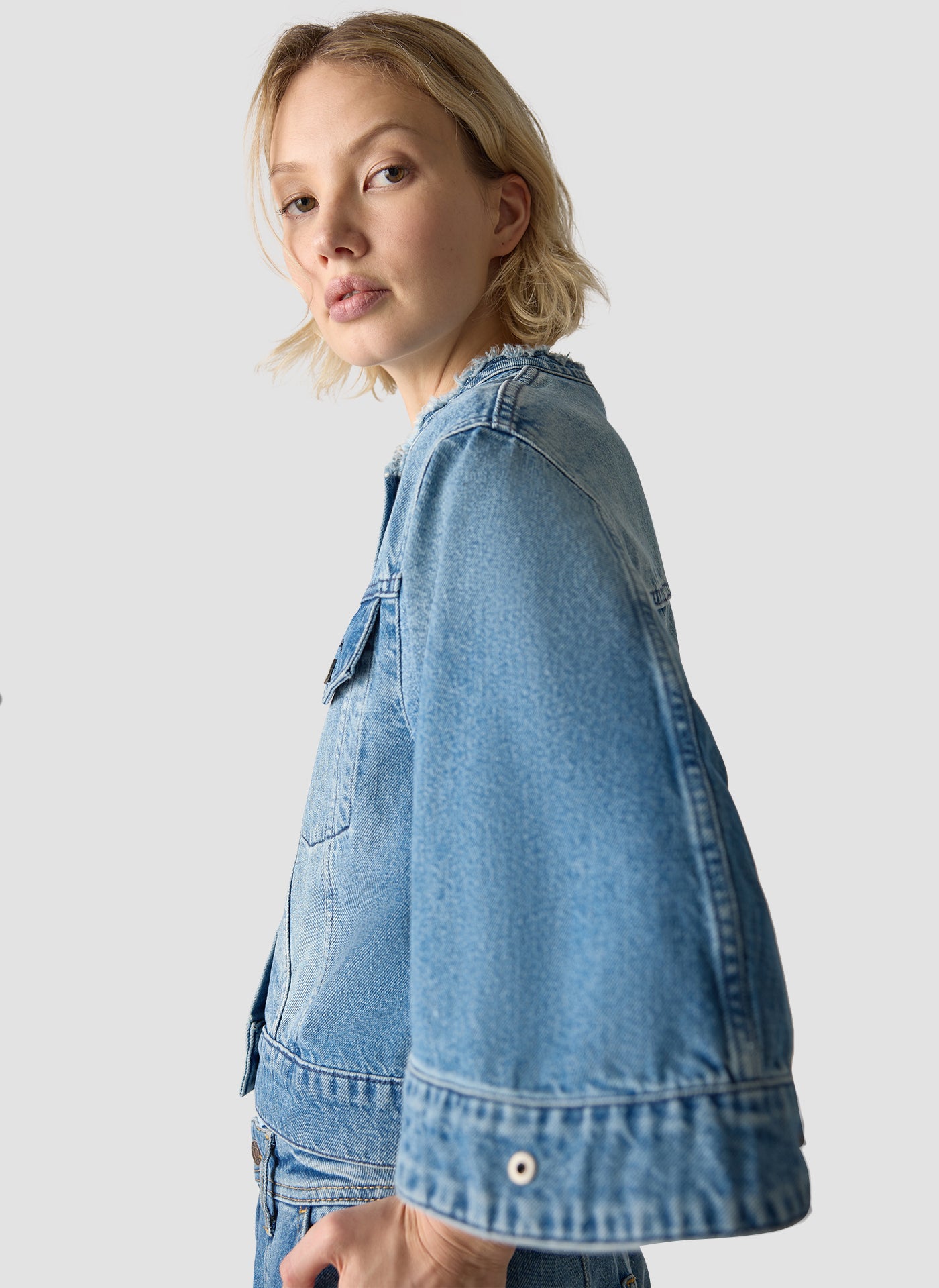 Jeansjacke - Orange Juice