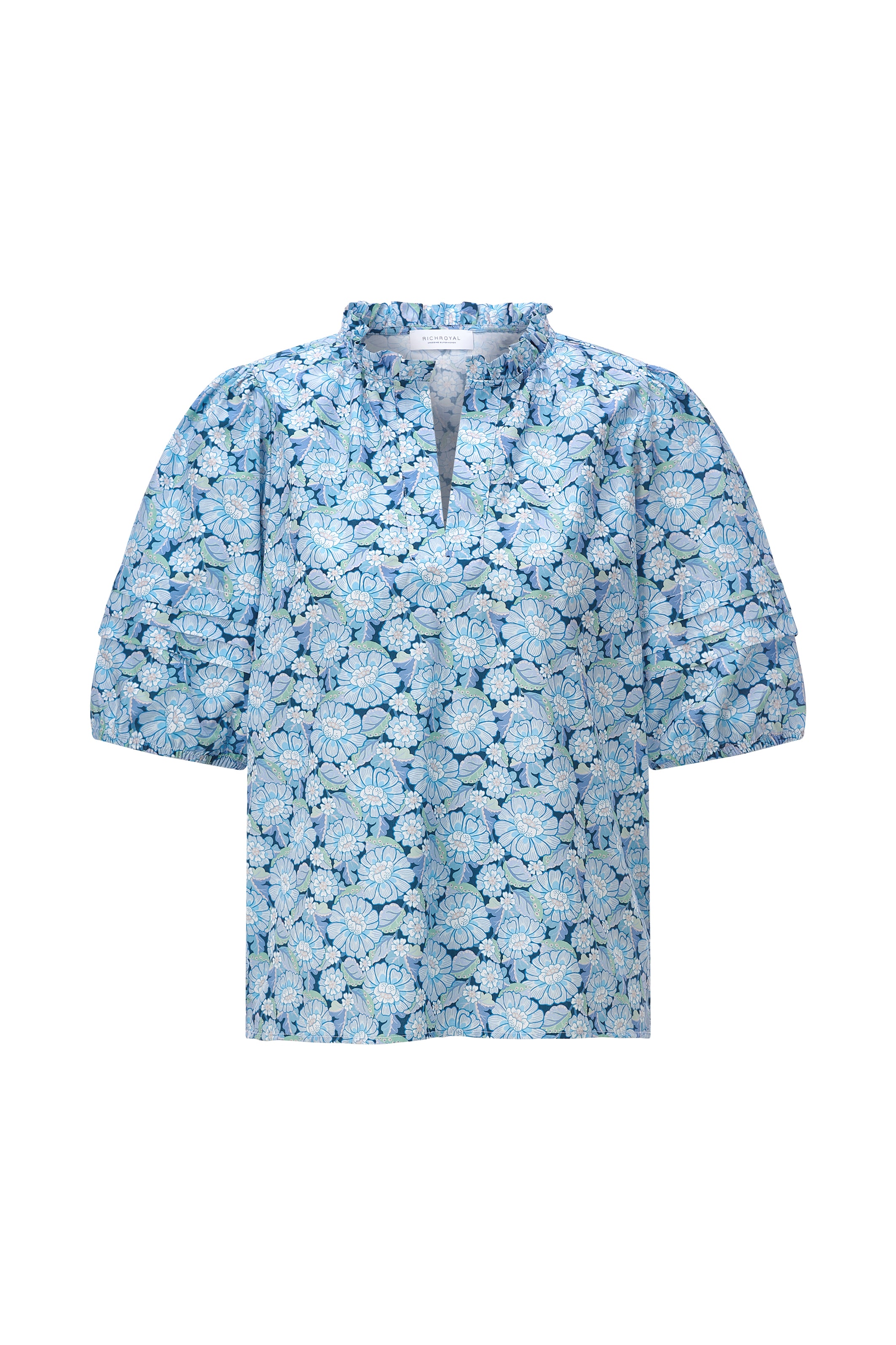 Bluse - Rüschenkragen