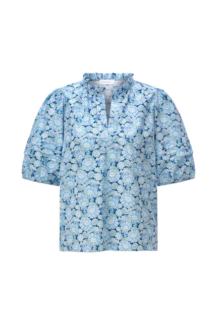 Bluse - Rüschenkragen