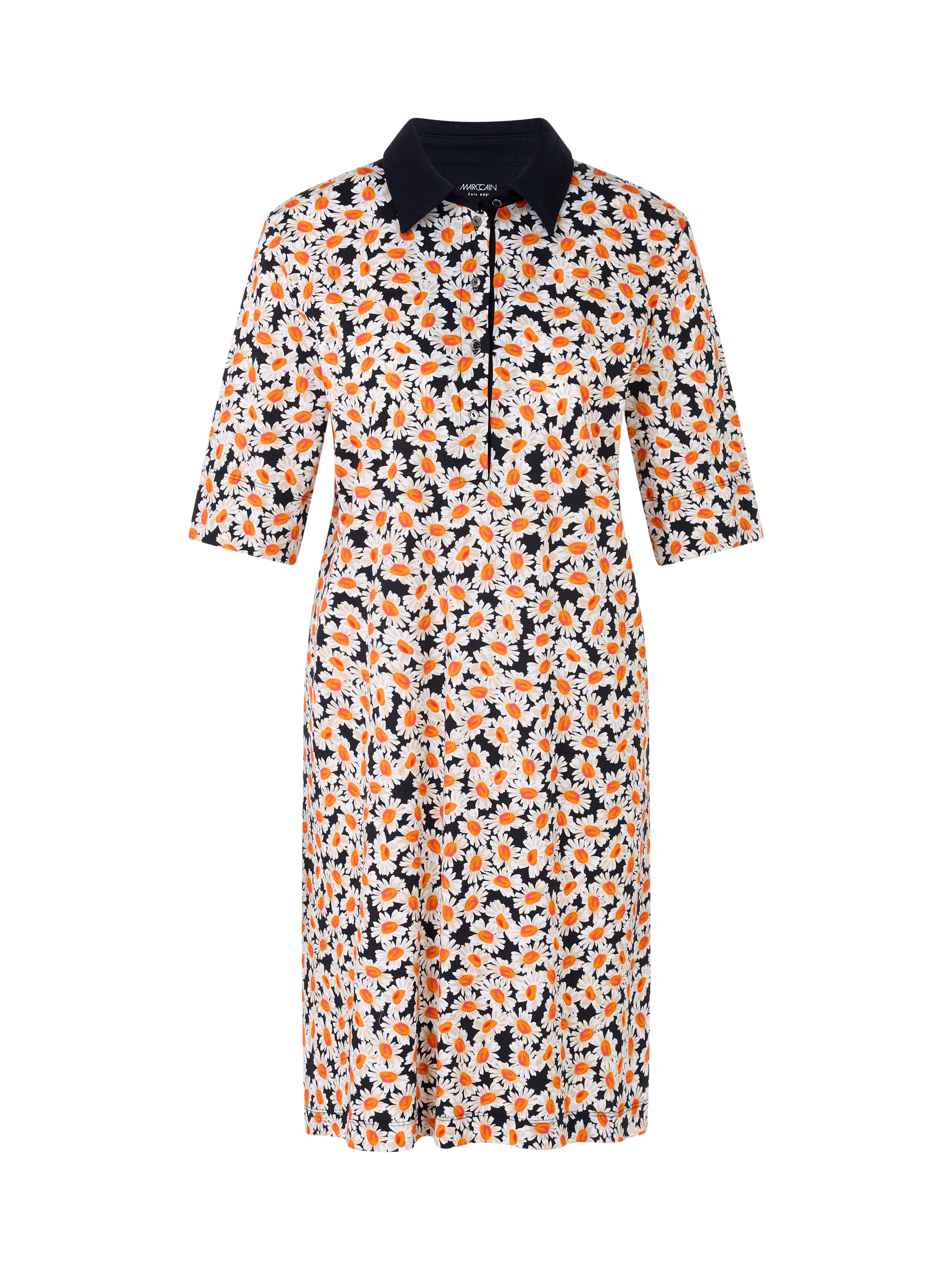 ONLINE EXCLUSIV - Polo Kleid - Margeriten-Print