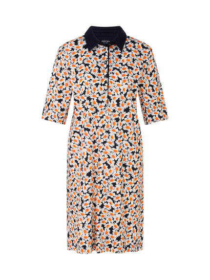 ONLINE EXCLUSIV - Polo Kleid - Margeriten-Print