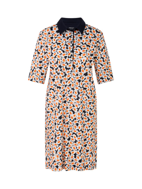 ONLINE EXCLUSIV - Polo Kleid - Margeriten-Print