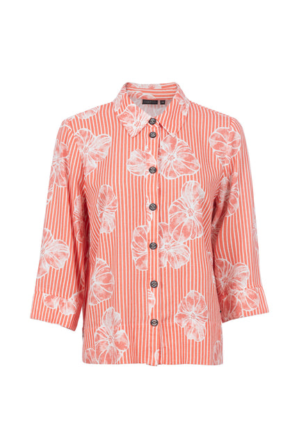 Bluse 3/4 - Streifen