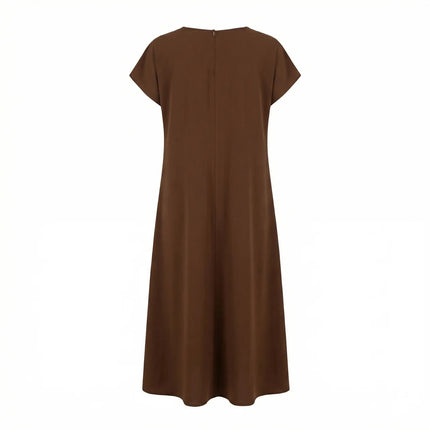Midikleid - V-Neck