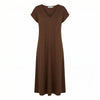 Midikleid - V-Neck