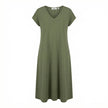 Midikleid - V-Neck