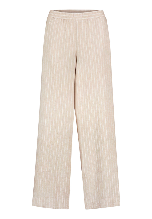 ONLINE EXCLUSIV - Nadelstreifenhose - Leinen