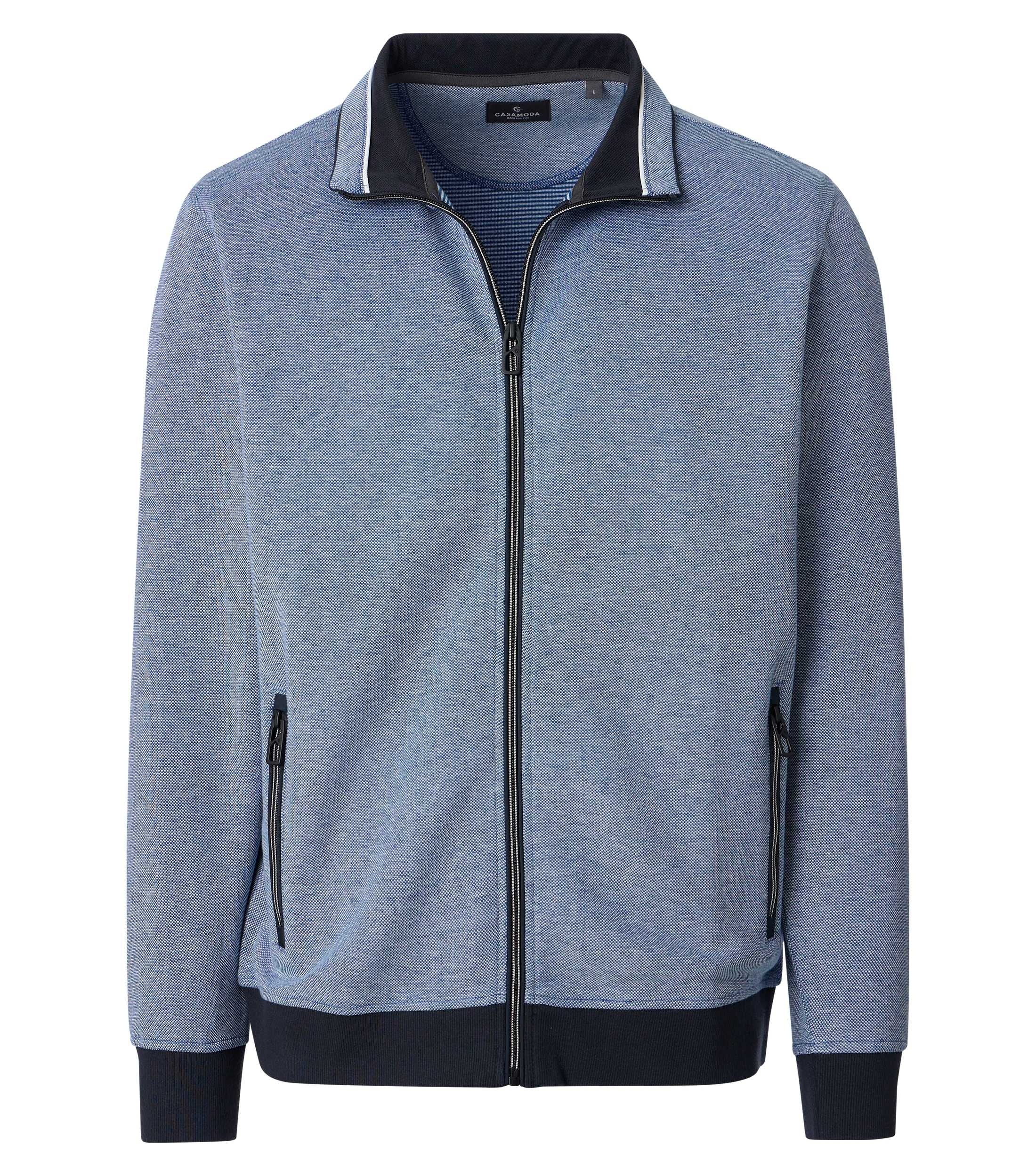 Sweatjacke - Stehkragen
