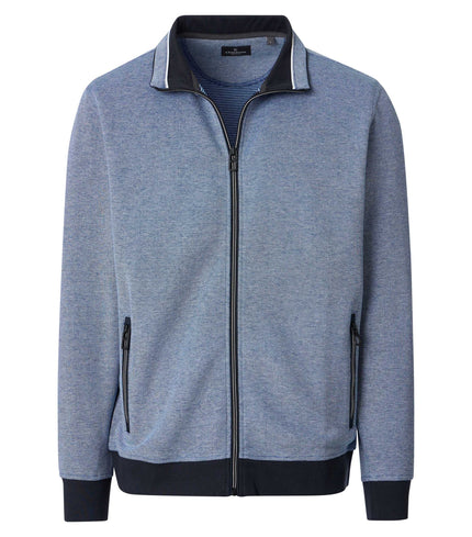 Sweatjacke - Stehkragen