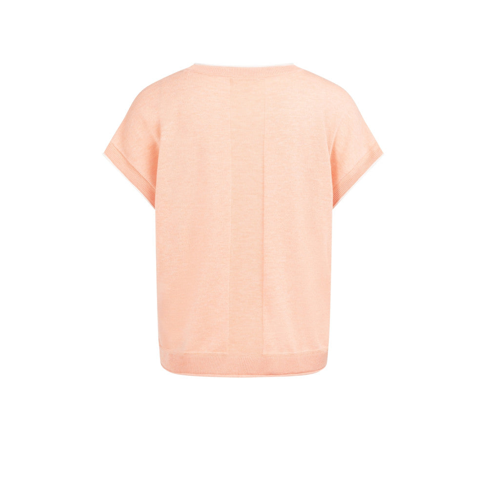 Strickpullover - Kontrastbündchen