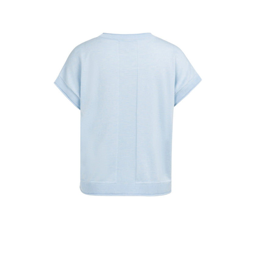 Strickpullover - Kontrastbündchen