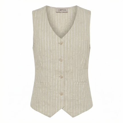 ONLINE EXCLUSIV - Weste - Leinenmix