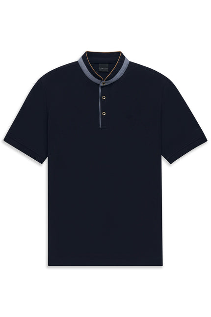 Poloshirt - Stehkragen