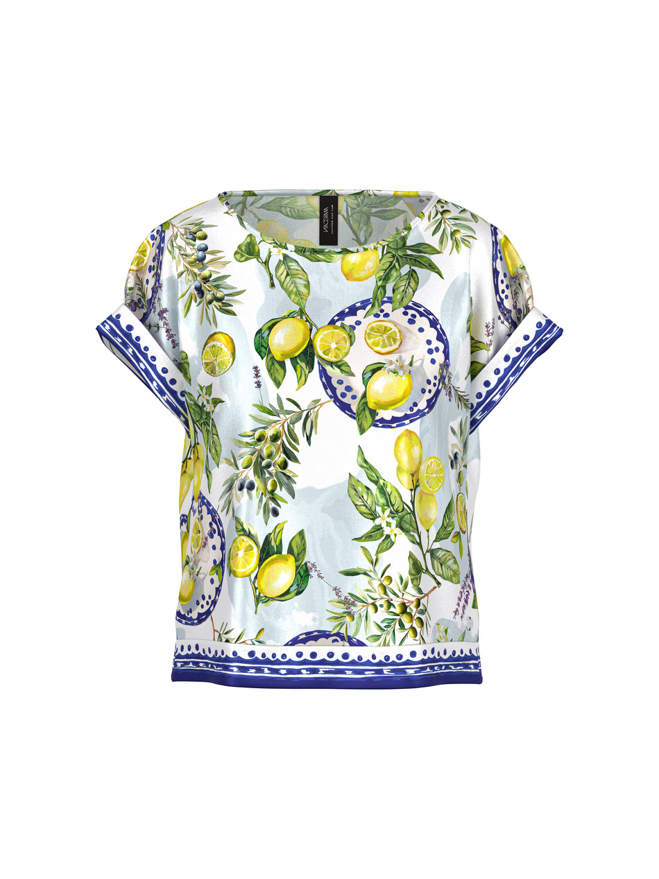 Bluse - Zitronenprint