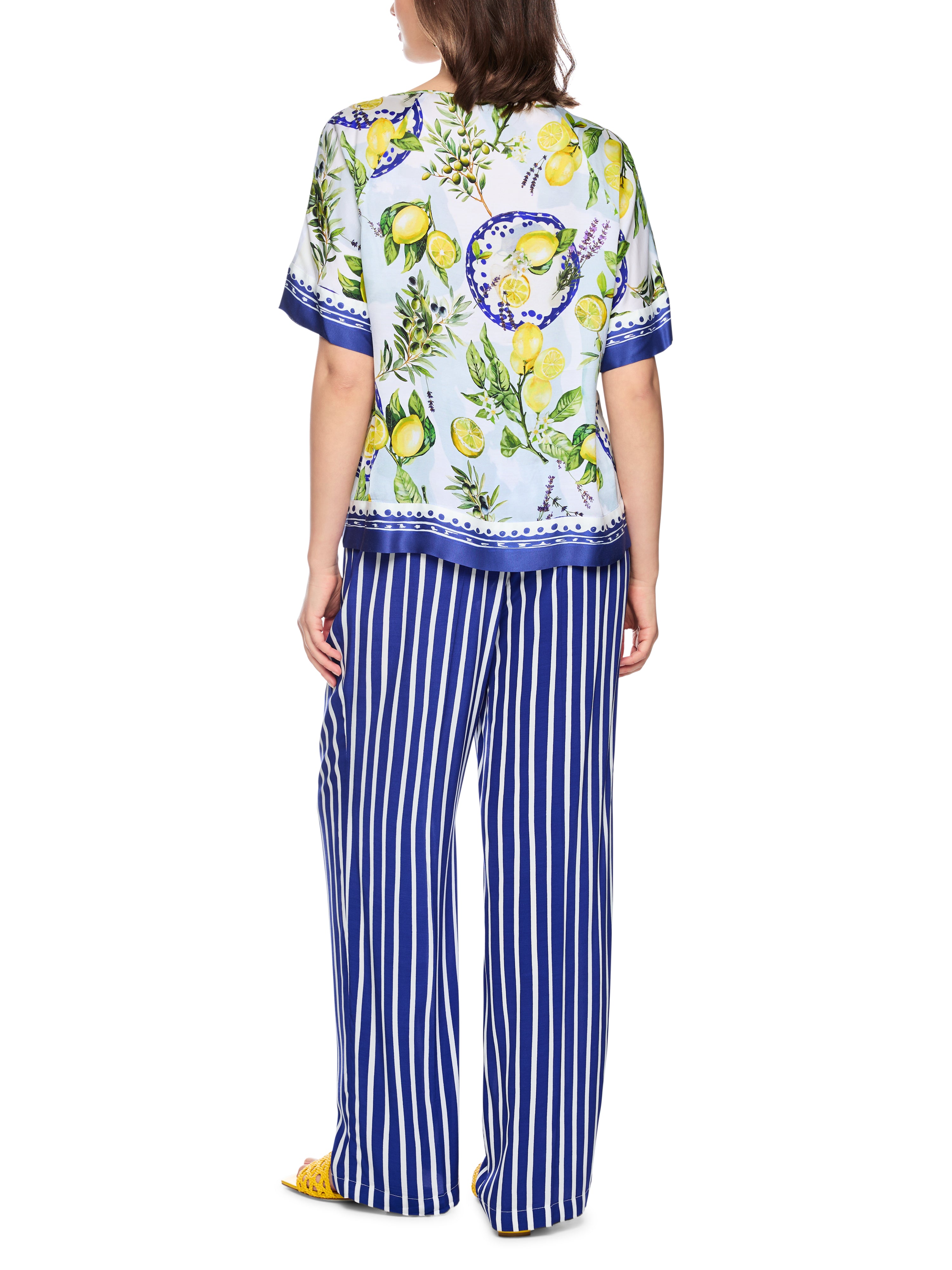 Bluse - Zitronenprint