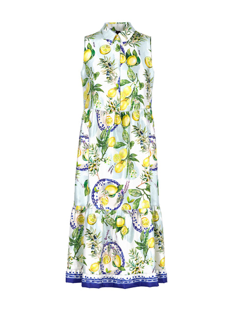 Kleid - Zitronen-Print