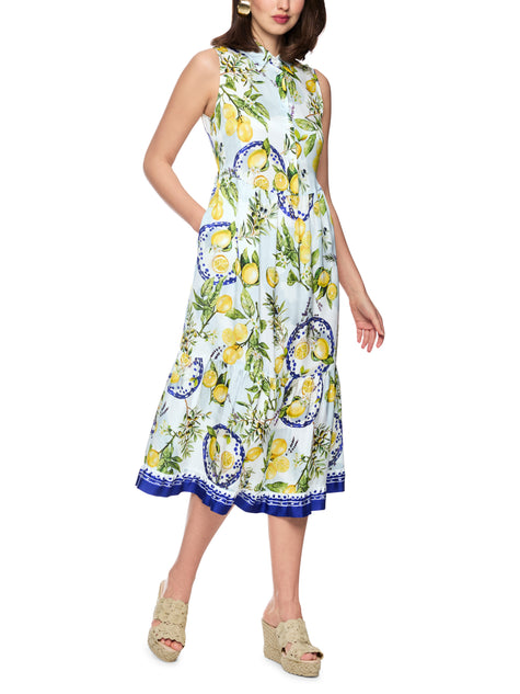 Kleid - Zitronen-Print