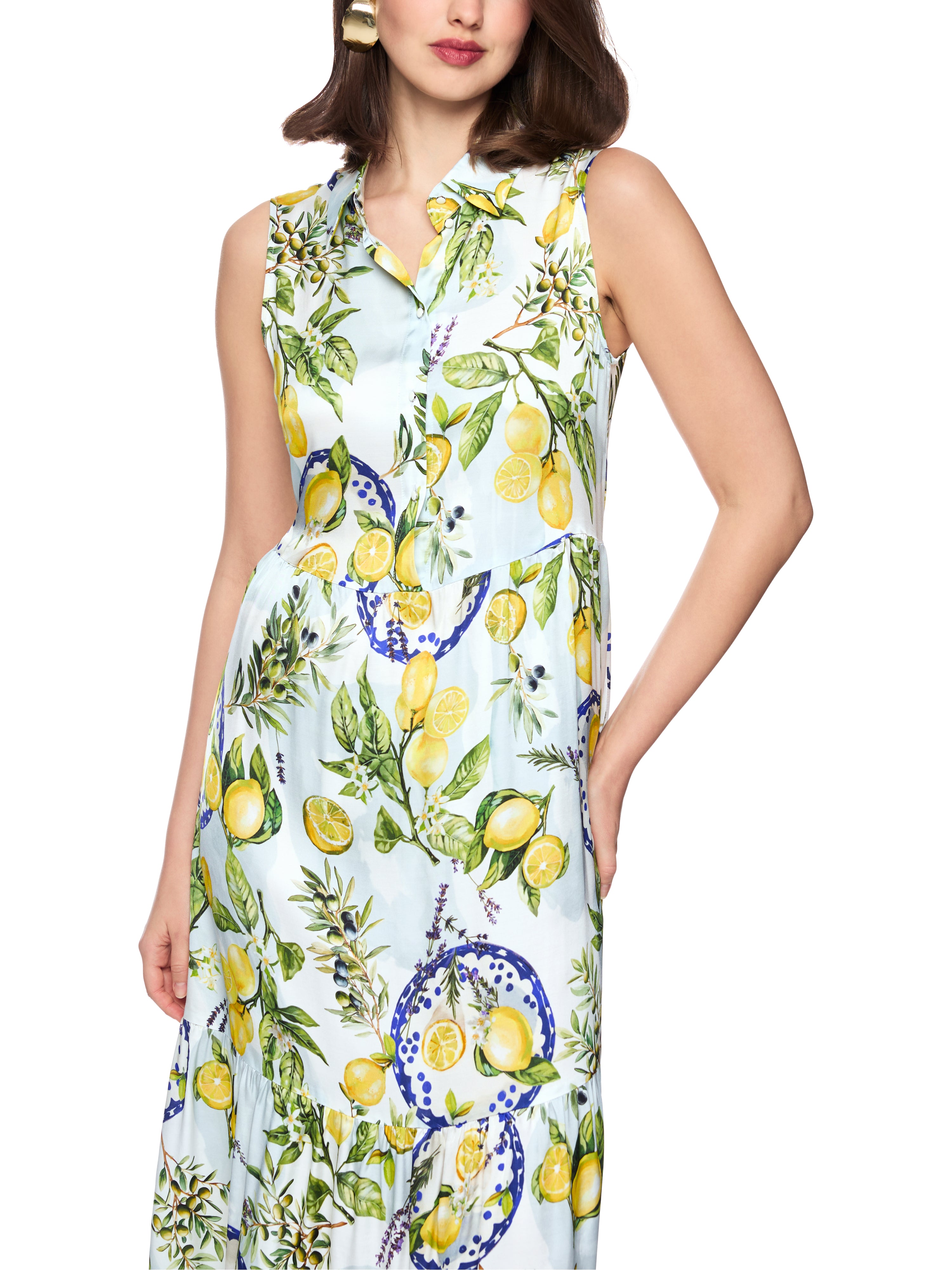 Kleid - Zitronen-Print