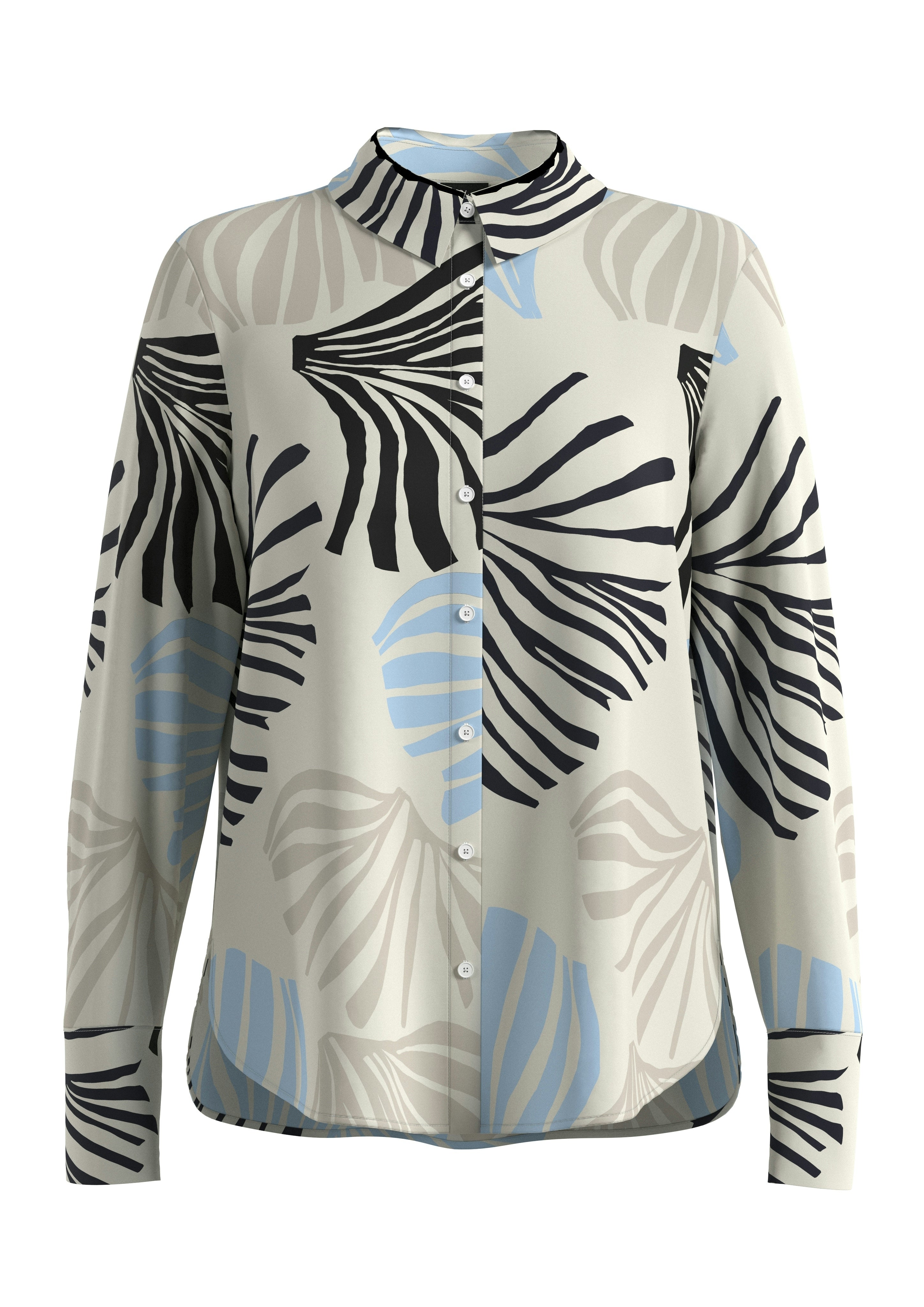 Hemdbluse - Alloverprint
