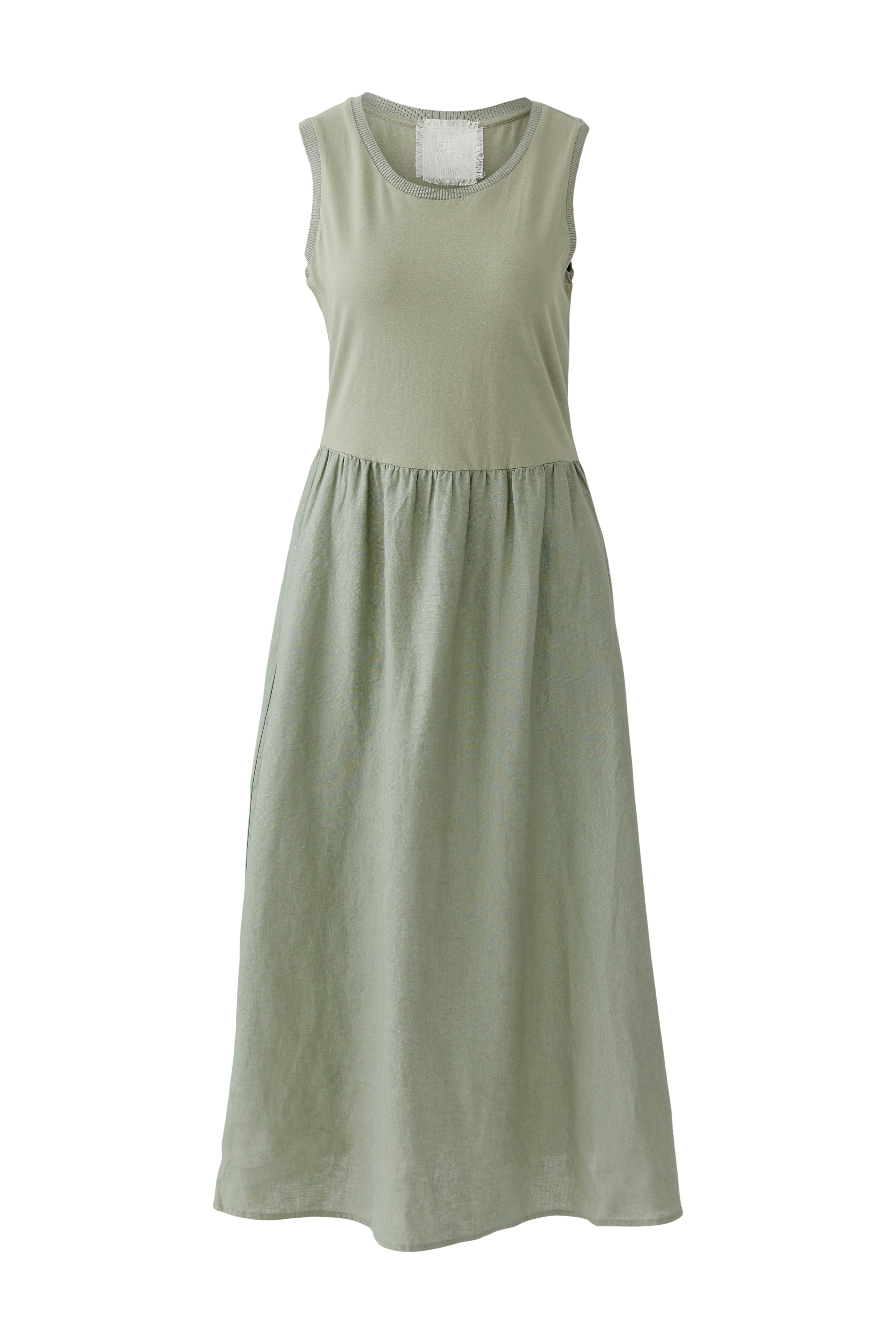 Midikleid - Baumwoll- Leinenmix