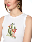 Top - Kaktus-Print