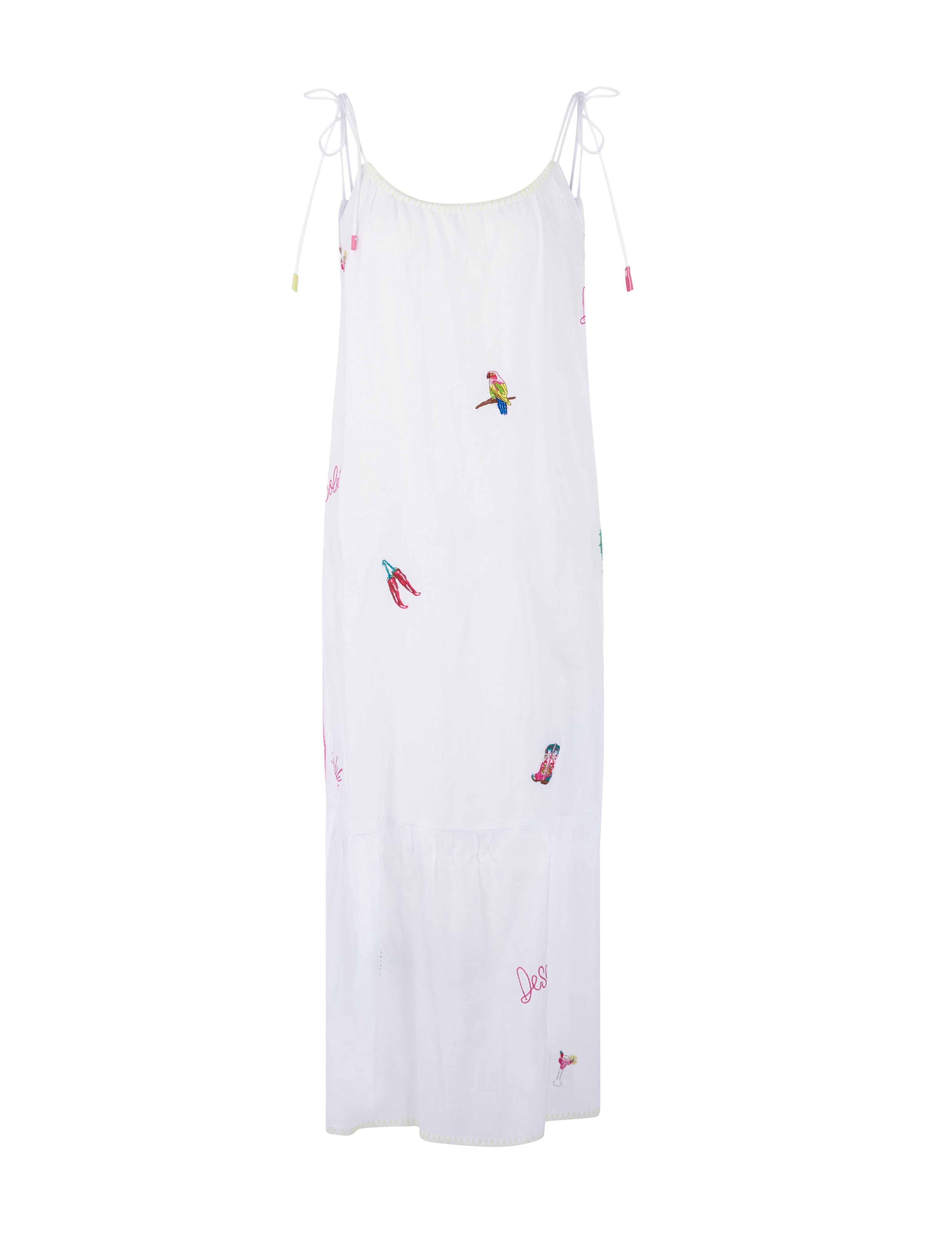 Midikleid - Stickerei