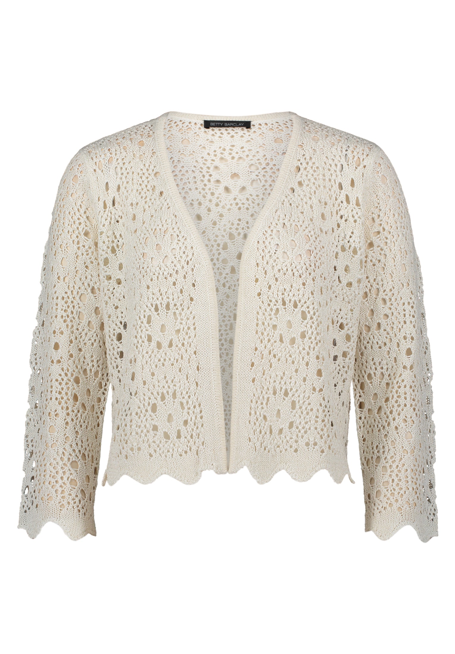 Strickjacke - Ajourmuster
