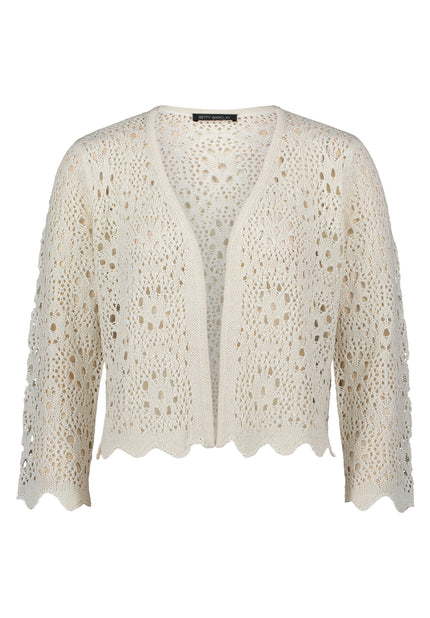 Strickjacke - Ajourmuster