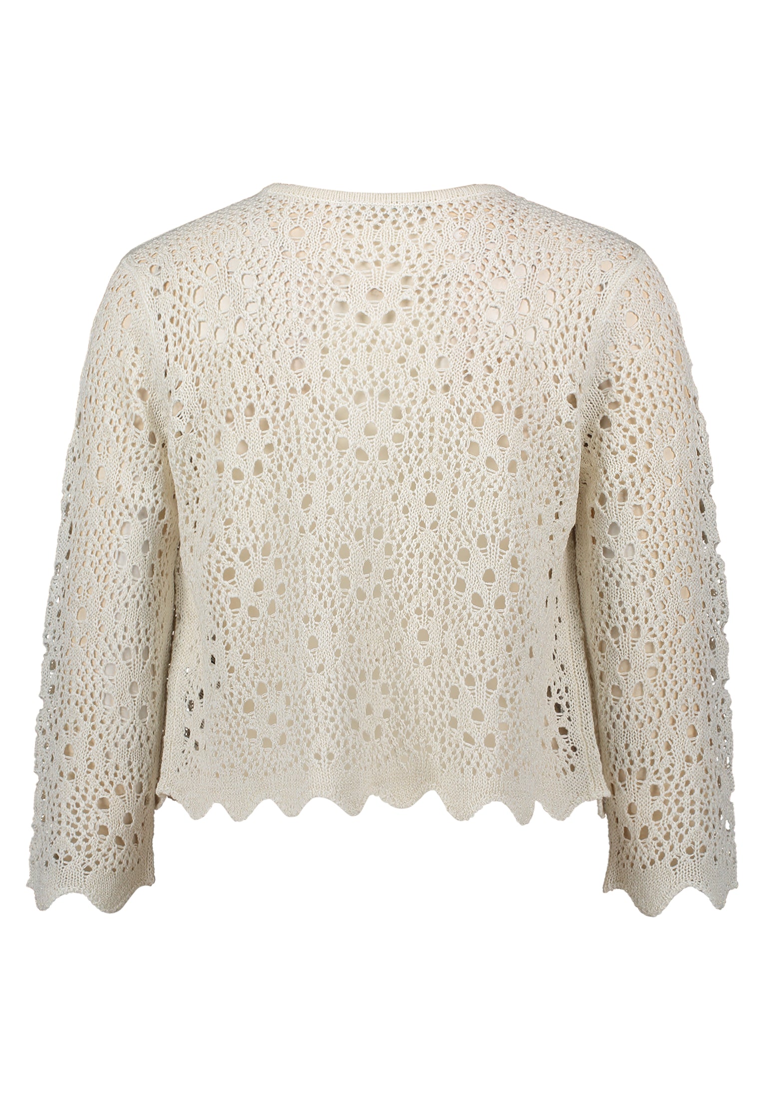 Strickjacke - Ajourmuster