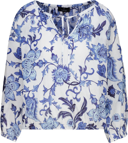Bluse - Allover-Print