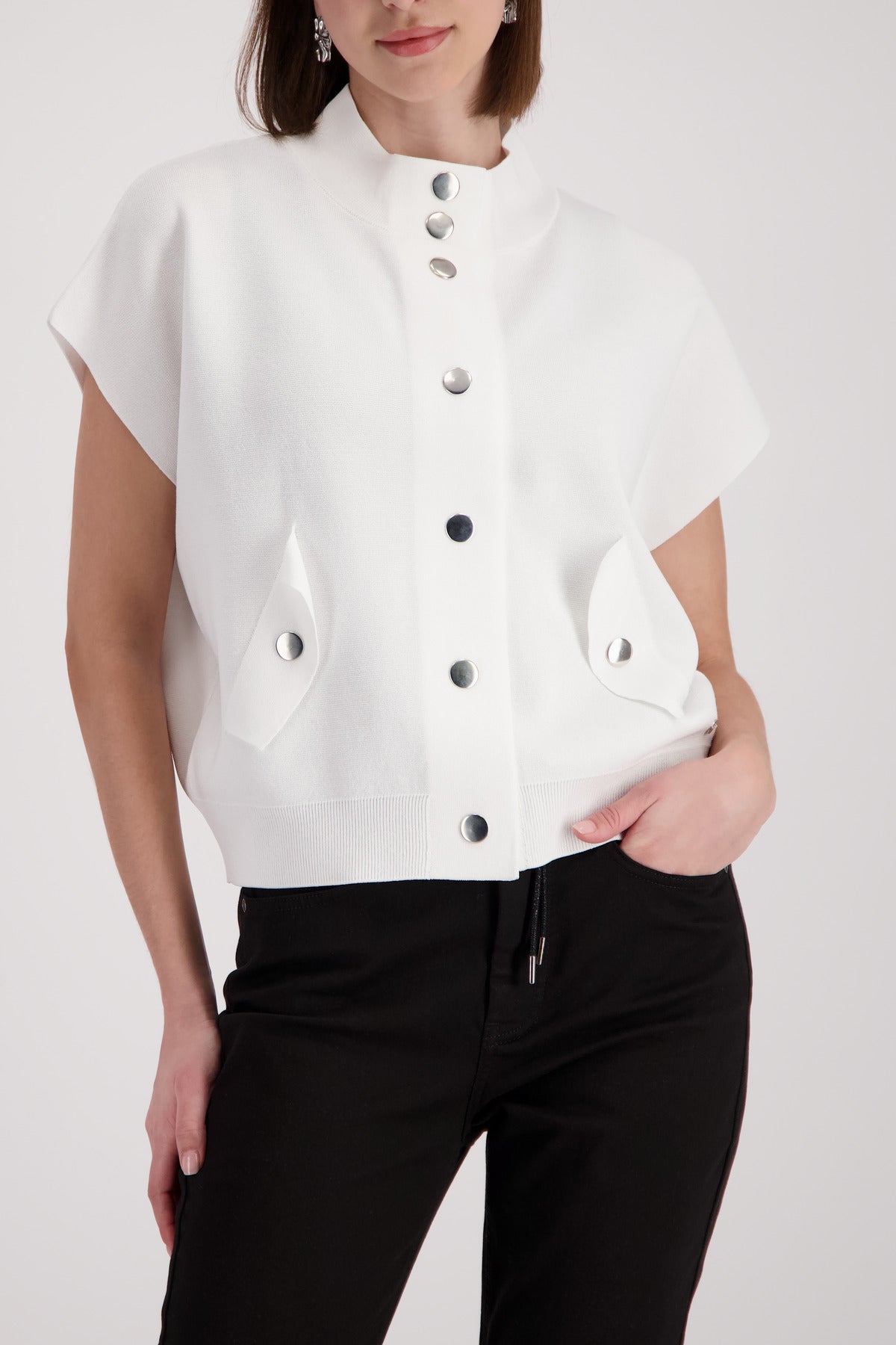 Strickjacke - Kurzarm