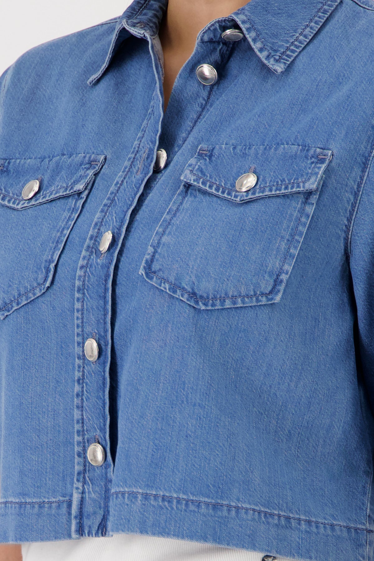Jeansjacke - Lyocell