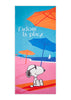 Badetuch -  Snoopy-Strand-Motiv