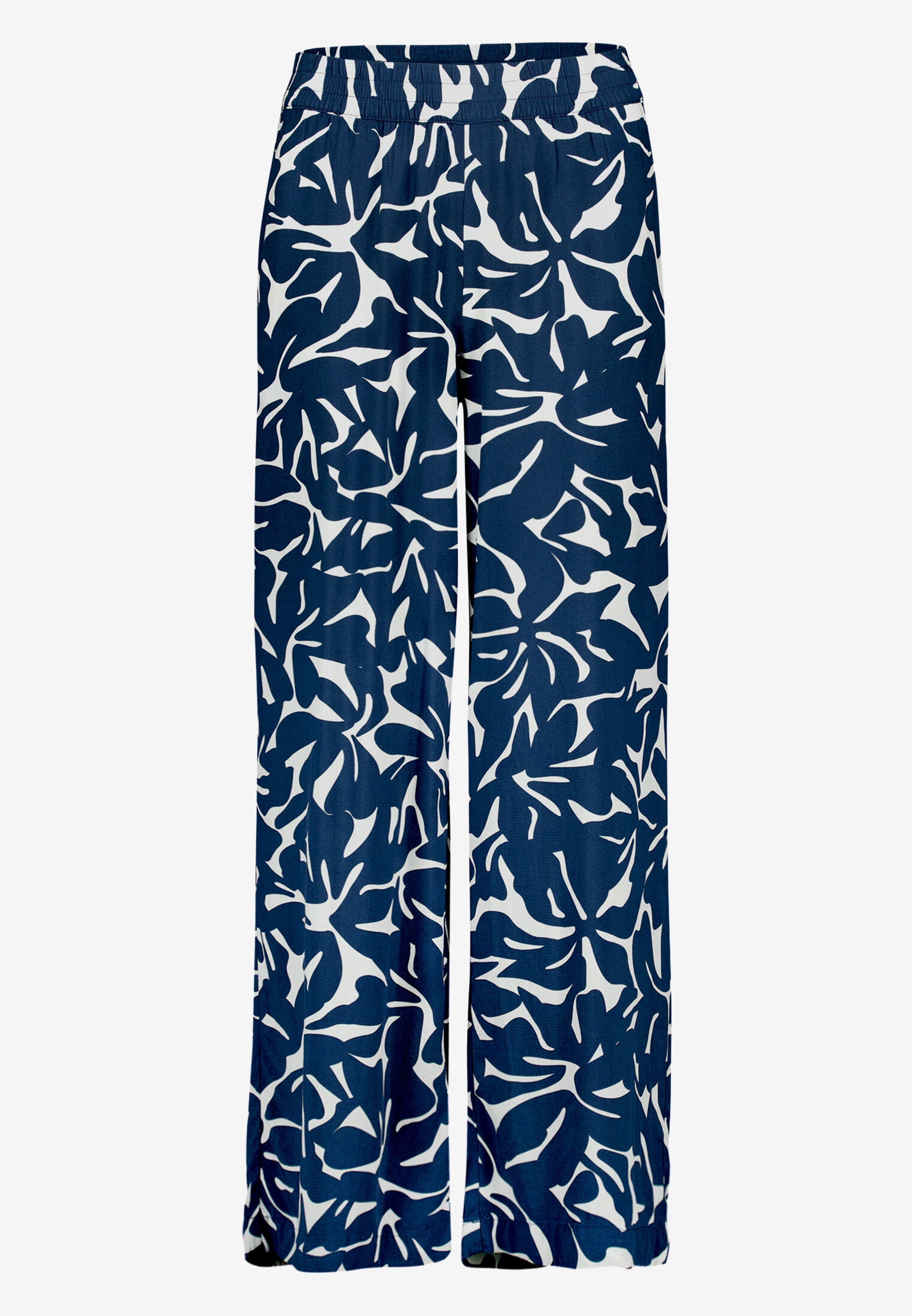 Stoffhose - Blumenmuster