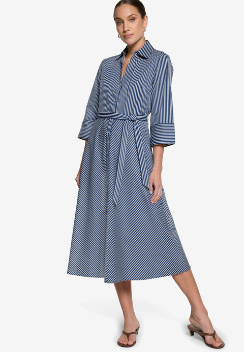 Hemdblusenkleid - 3/4 Arm
