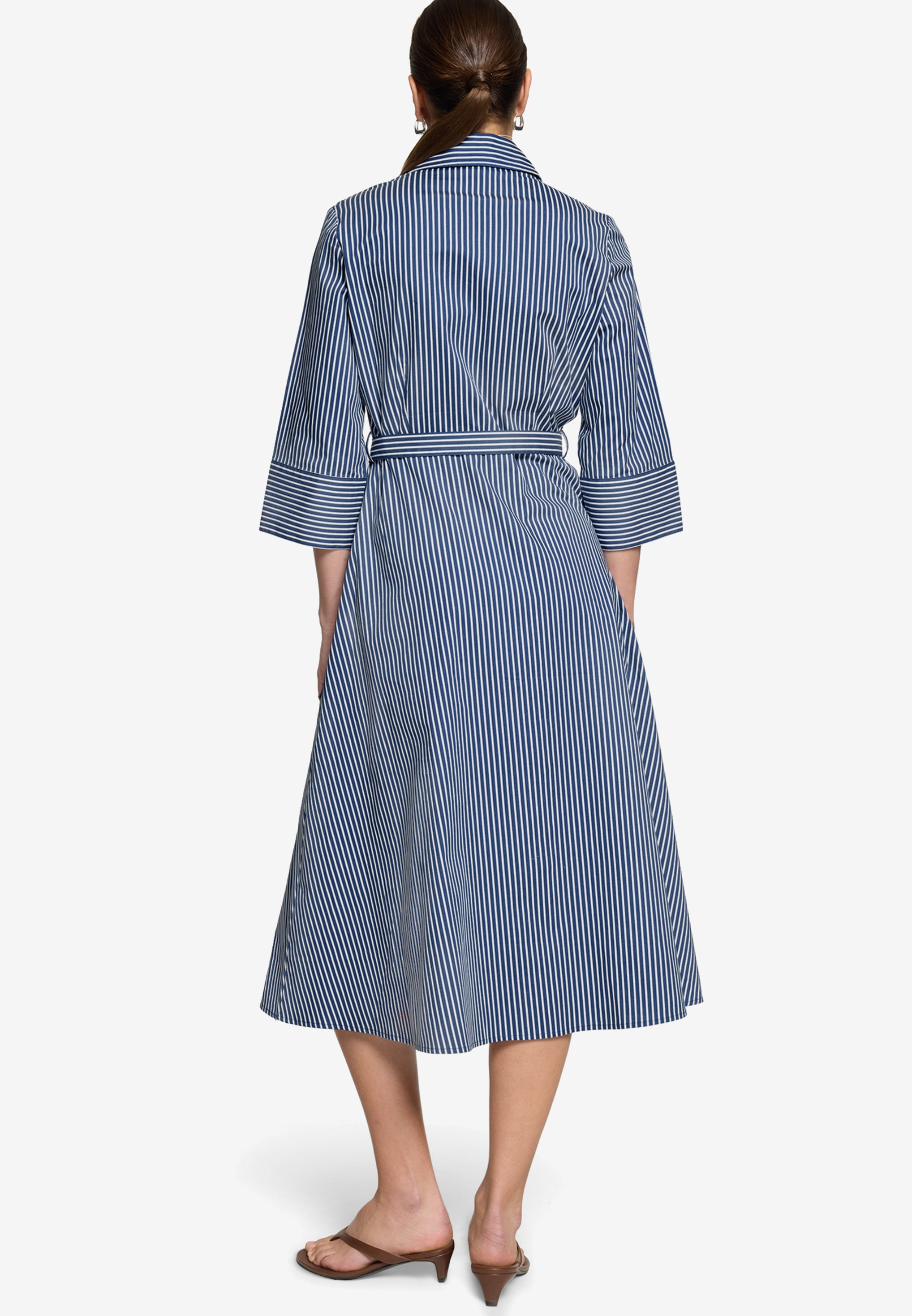 Hemdblusenkleid - 3/4 Arm