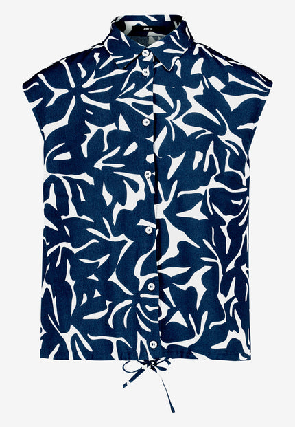 Hemdbluse  - Blumenprint