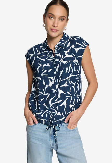 Hemdbluse  - Blumenprint