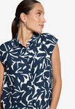 Hemdbluse  - Blumenprint