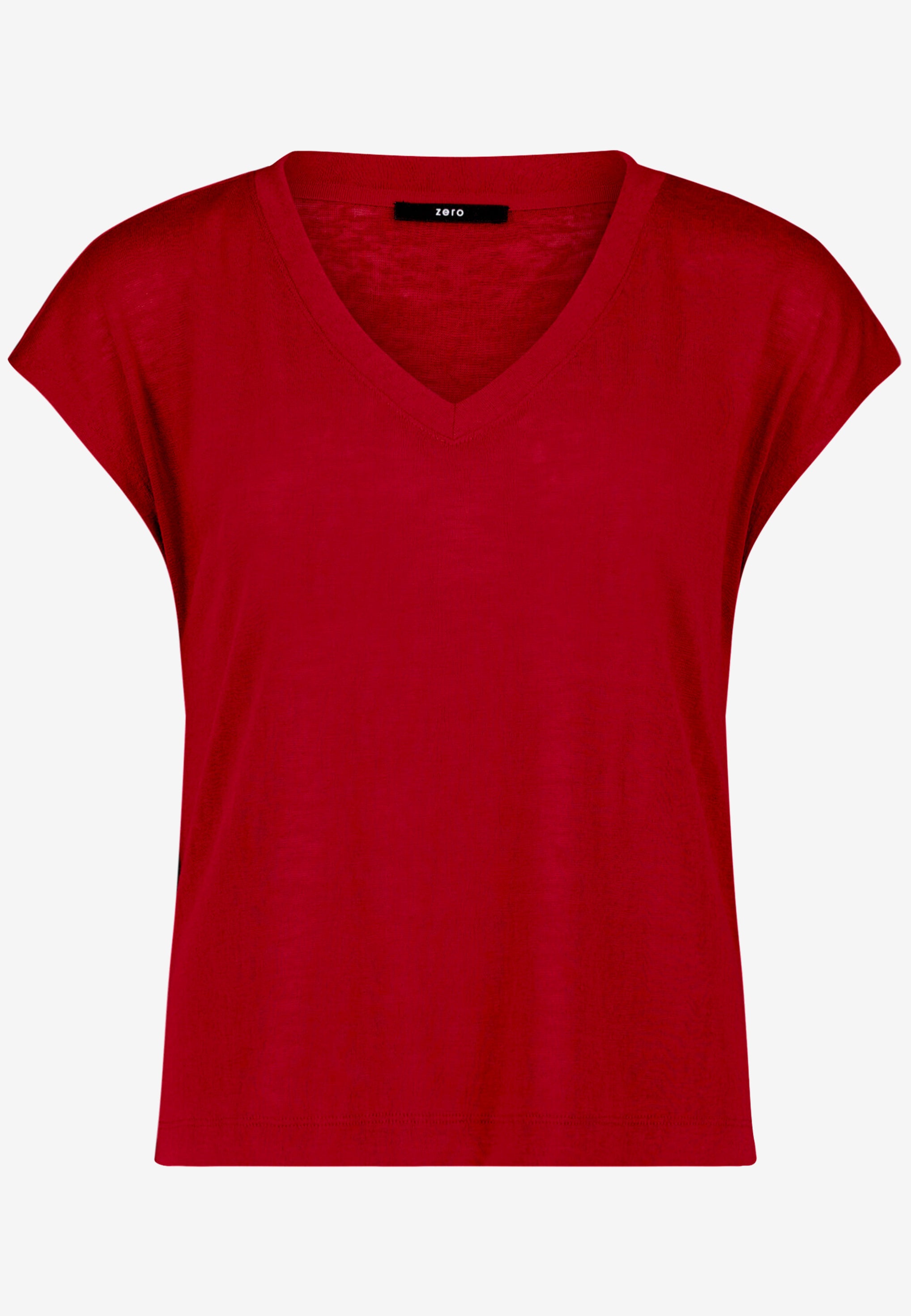 Basic-Shirt  - V-Ausschnitt