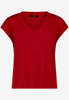 Basic-Shirt  - V-Ausschnitt