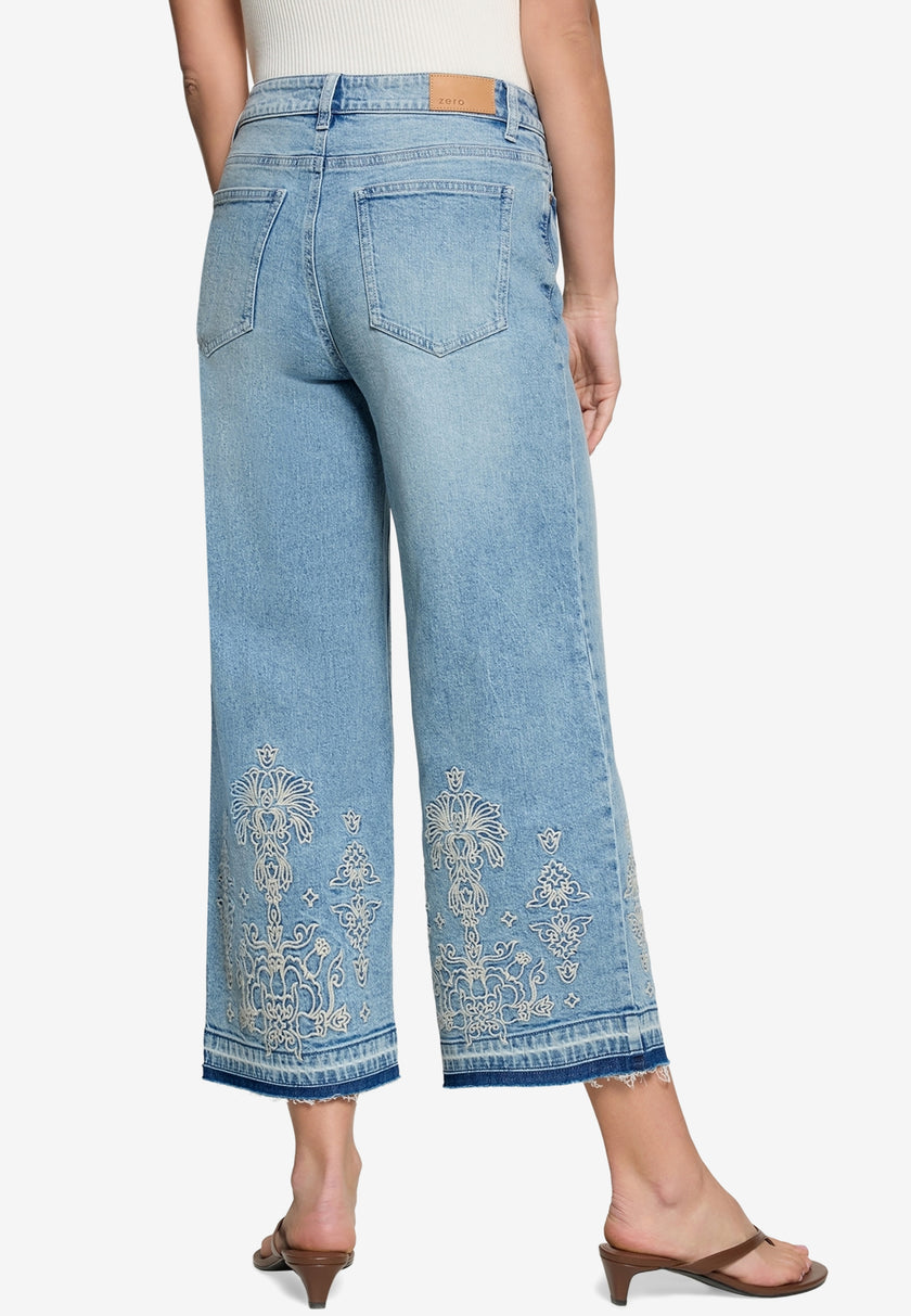 Jeans  - Stickerei