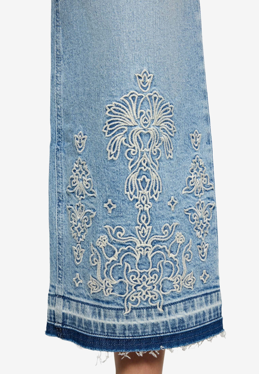 Jeans  - Stickerei