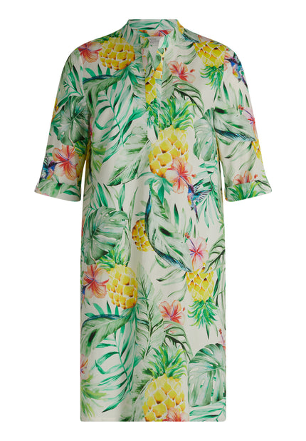Hemdblusenkleid - Tropical Print