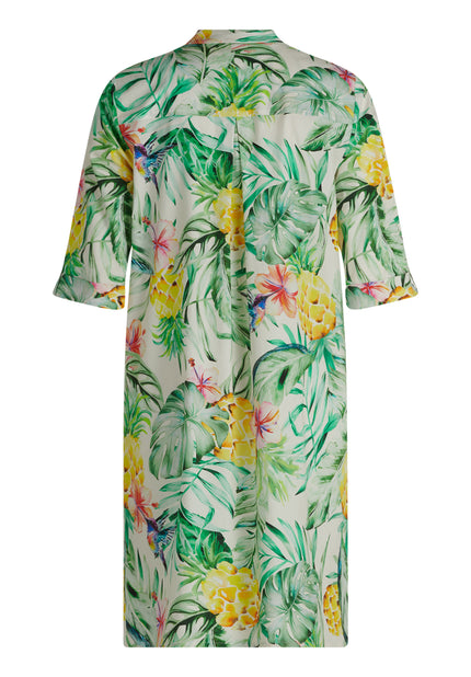 Hemdblusenkleid - Tropical Print